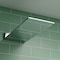 Alfi Brand Polished Chrome 10" Wall-Mount Square Waterfall Rain Shower Head RAIN10SW-PC - alternate 1